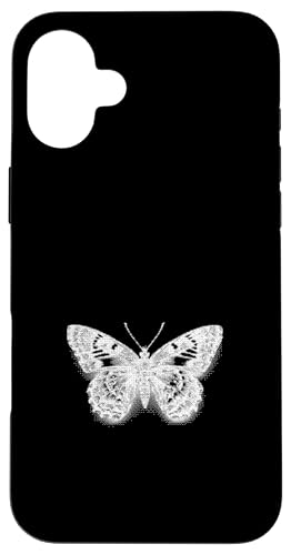 グランジ バタフライ ダーク アルト ゴシック ストリート 美学 スマホケース iPhone 16 Plus 用