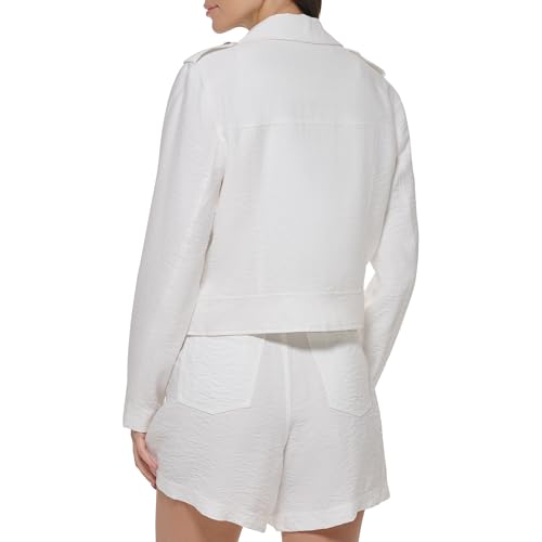 DKNY Women's Summer Moto Long Sleeve Jacket4