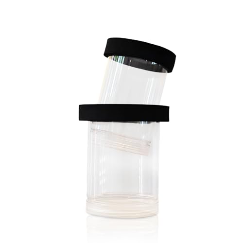 Garnelen Aufzuchtbecken, Aquarium-Isolationsbox, Aquarium Isolation Netz, Aquarien Aufzuchtbehälter, Aufzucht-Isolationsbox für kleine Fische, Garnelen, Clownfische, Guppys (Schwarz)