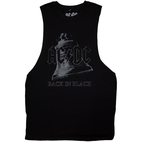 Ac/Dc Back In Noir Bell Tricot De Corps Top Size XXL