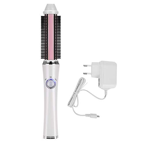 Lockenwicklerbürste, tragbare wiederaufladbare kabellose lockige Haarbürste Styler Elektrischer Lockenstab 110-240V(EU-Stecker) Cover