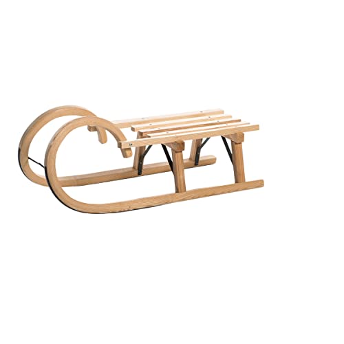 Sirch Hörnerrodel Esche mit Lattensitz, Variante:115 cm