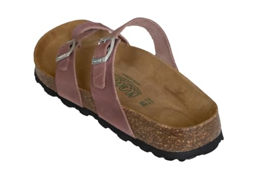 Neu-B Bonn Damen Zehentrenner geöltes Leder mit Weichbettung (Lavenda, EU Schuhgrößensystem, Erwachsene, Damen, Numerisch, M, 40)