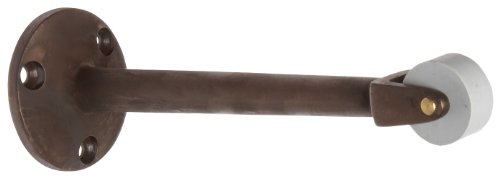 Rockwood 456L.10B Bronze Straight Roller Stop, 8 X 3/4