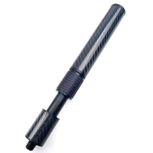 XIASABA Extensión de taco de billar, tubo de carbono ajustable, extensión de taco de billar, accesorios para jugadores (dispositivo)
