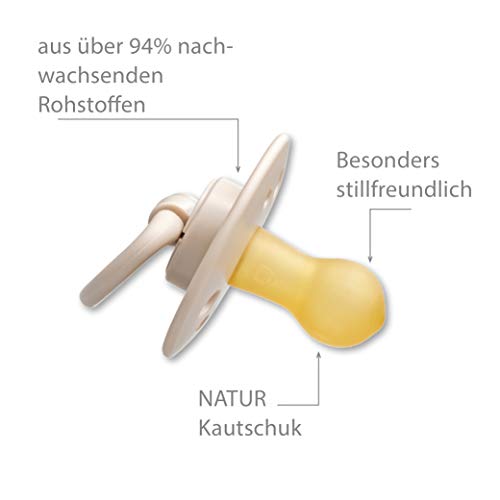 nip-Bio-Baby-Schnuller-Cherry-Green-kirschform-aus-Naturkautschuk-COLOURS-BlueSky-BlueSand-Empfohlen-ab-0-6-Monaten-Groesse-1-4-Stueck