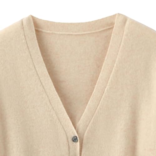 Mens Casual Soft Comfortable Sweater Ribbed Hem Cuff Cardigan Button Lightweight V-Shaped Topcoat2