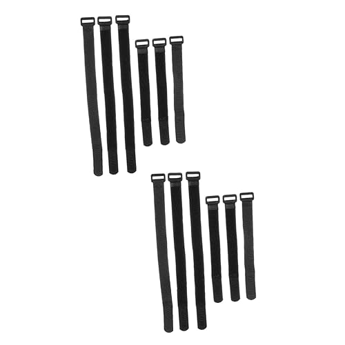 Uonlytech 2sets Nylon Bike Wheel Strap Rear Rack Straps Fastening Cable Wheel Fixing Belt 6pcs*2