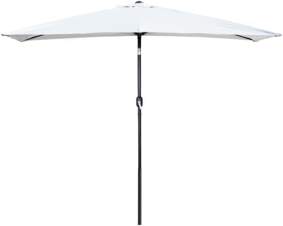 Outdoor Parasol Rectangle Patio Umbrella Outdoor Waterproof Umbrella with Crank Beach Umbrella for Garden Backyard Pool Swimming Pool Patio Garden Umbrella(B-200 * 100cm)