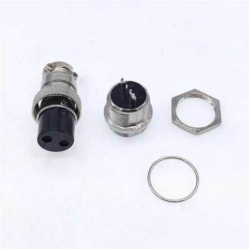 Conector GX16 de 3 pines macho hembra, terminal circular para cables de aviación