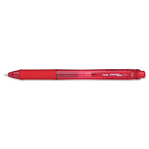 Bolígrafo Punta Fina Retráctil 0.5 mm Tinta Roja Pentel miniatura 1
