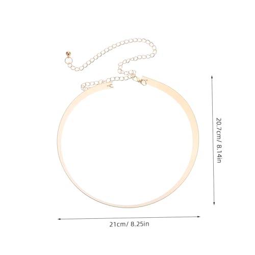 Metal Wide Waist Belt for Women Gold Mirror Finish Dress Belt Versatile Party Body Jewelry Elegant Waist Accessory for and Outfits2