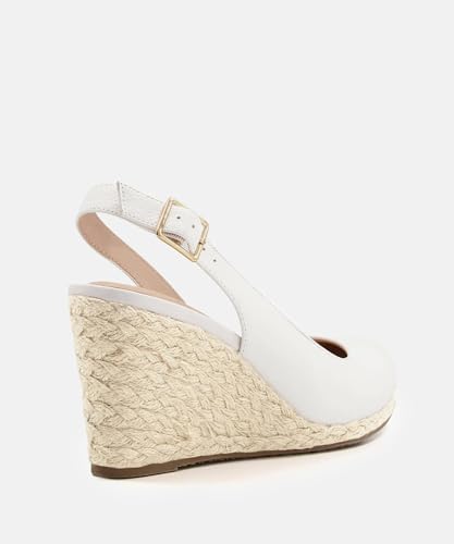 Image of Womens Espadrilles Wedge Sandals Closed Toe Slingback Wedges Pumps Platform Heeled Sandal