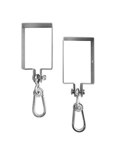 Safari Swings 2 Heavy Duty Iron Swing Hangers for Wooden Sets | Includes 2 Snap Hooks. for Connecting to a 4
