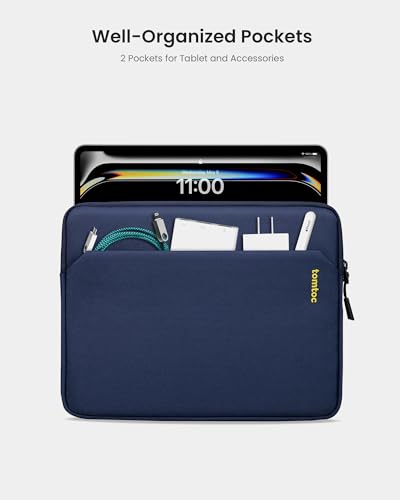 Image of Tomtoc Light-B18 Tablet Sleeve Navy Blue (11inch)