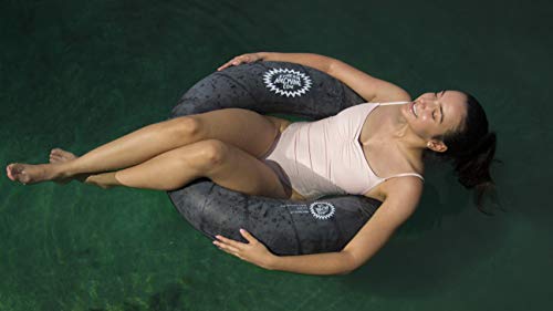 Water Sports Original ItzaTube Inflatable Black Inner Tube Large 36" Diameter - Thumbnail 3