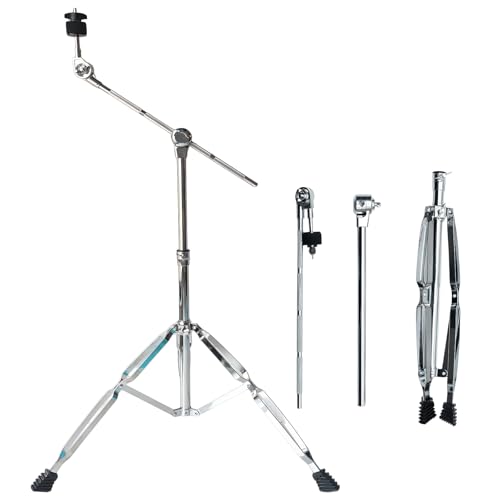HYBIZEJZ Cymbal Stand, Drum Hardware, Adjustable, Heavy Duty, Non-Slip, Sturdy Straight & Boom...
