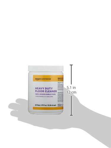 Amazoncommercial Dissolvable Heavy Duty Floor Cleaner Jar - 20 Pacs #TOP4