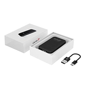 CarlinKit 3.0 draadloze carplay-adapter, geschikt voor auto’s met car play-functie, voor VW, Volvo, Renault, Ford, Opel, Audi, Citroën, Kia, Porsche upgrade draadloze carplay, ondersteunt online firmware-update