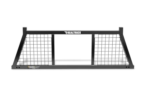 RealTruck BACKRACK Half Safety Rack Frame Only | Black, No Drill | 149SM | Fits 2019-2025 Chevrolet/GMC Silverado/Sierra 1500; 2008-2019 & 2022-2025 Toyota Tundra; 2004-2025 Ford F-150 & Others