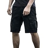 Generisch Kurze Hose Herren Sommer, Cargo Shorts Männer Multi Taschen Sommer Arbeitshose Lässig...