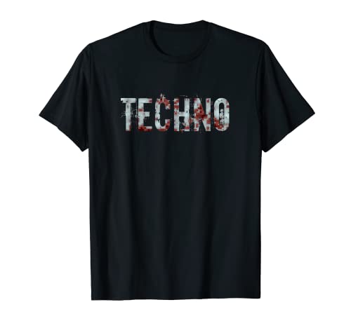 Techno - Diseño de Música Electrónica para Dj Camiseta