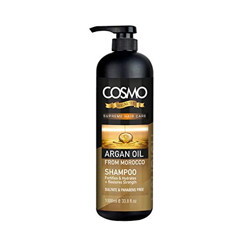 Cosmo Beaute New Hair Care Argan Oil Nourish Morocco Shampoo - 1000ml, For Unisex