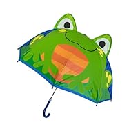 OonMan kids umbrella Children'S Umbrella Girl Kid Baby Long Handle Children'S Umbrella-Little Frog