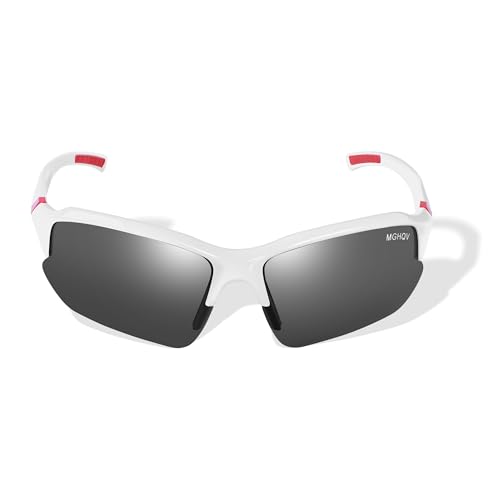 Women's sports sunglasses, UV protection lightweight half-frame sunglasses, suitable for sun protection while driving, cycling and running