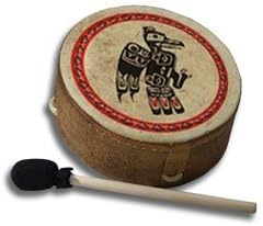 REMO Drum, Buffalo, 10" Diameter, 3.5" Depth, Thunderbird' Graphics
