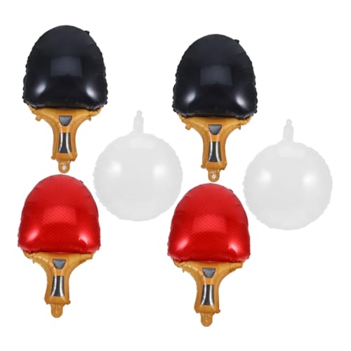 VILLFUL 1 Satz Tischtennis-Ballon Partyballons Partydekorationsballon Sportballondekor Luftballons für Sportpartys Sportdekoration Tischtennis Ballons runde Folienballons Aluminiumfolie VILLFUL 1 Satz Tischtennis-Ballon Partyballons Partydekorationsballon Sportballondekor Luftballons für Sportpartys Sportdekoration Tischtennis Ballons runde Folienballons Aluminiumfolie