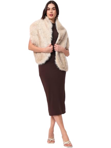 Image of Extra Large Women's Faux Fur Collar for Winter Coat