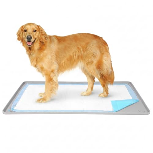 Pawtasy Urinierpad-Halter Silikon-Toilettenunterlagen für Hunde XL64.2*92.2 cm