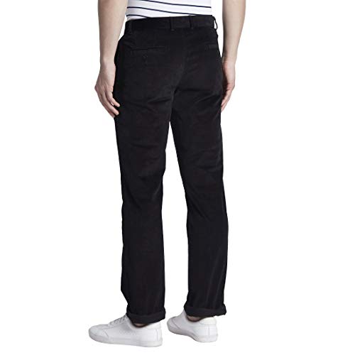 Image of Color Plus Men's Straight Fit Casual Trousers (CMTV11436-K8 Black 36)