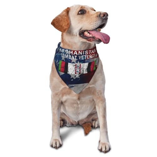 US Army O-9 Lieutenant General O9 Afghanistan Combat Veteran Dog Scarf Pet Bandana Cat Pet Bibs