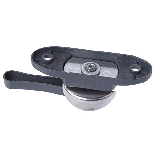MRKU Maniglie per finestre, Serrature per Porte in plastica e Metallo, antifurto, Sicurezza, scorrevoli, bidirezionali, a Mezzaluna, Accessori per ferramenta