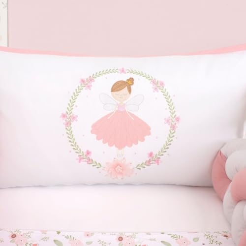 Enxoval de Berço Algodão Quarto Bebê Rose Delicadeza Menino Menin...