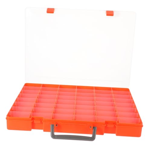 AUTSUPPL Small Storage Box with Compartments Compact Organizer for Flash Drives Beads Keychains and More