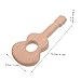 Hohopeti Educational Musical Toy Miniature Guitar Ornament for Toddlers Cognitive Development Toy Hand Eye Coordination Decorative Guitar Statue