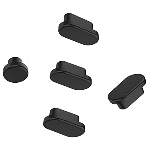 Dust Dirt Plugs Cover for MacBook Pro 14' & MacBook Pro 16' 2019-2023 & MacBook Air 13 inch M2 M1 2018-2022 & MacBook Pro 13' 2016-2022, Silicone Dust Cups Set Port Plugs Cover