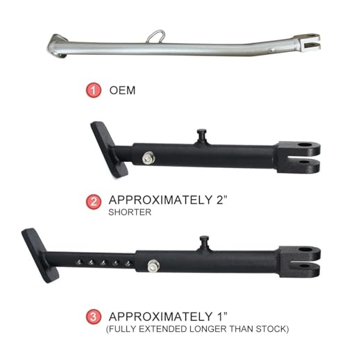 Béquille moto réglable CRF125F cadre support stationnement - 7