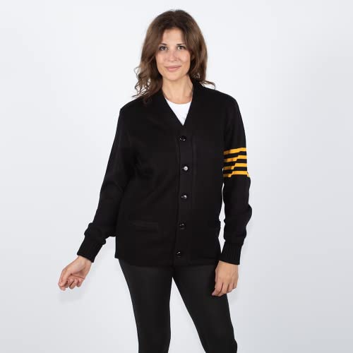 Image of Stewart & Strauss Cardigan Varsity Letter Sweater | American style button front letter sweater knit since 1977, heavyweight and ready for chenille letters and patches