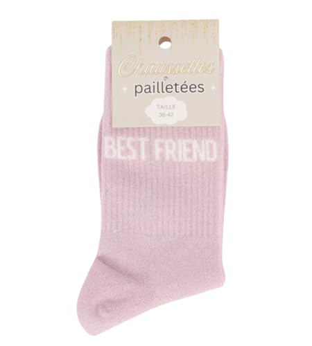 Felizz, Chaussettes paillettes - Best friend (36-42)