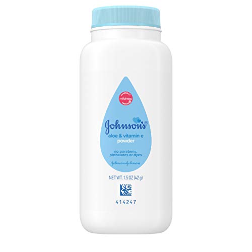 Image of Johnson's Baby Powder With Aloe Vera & Vitamin E, 1.5 oz.
