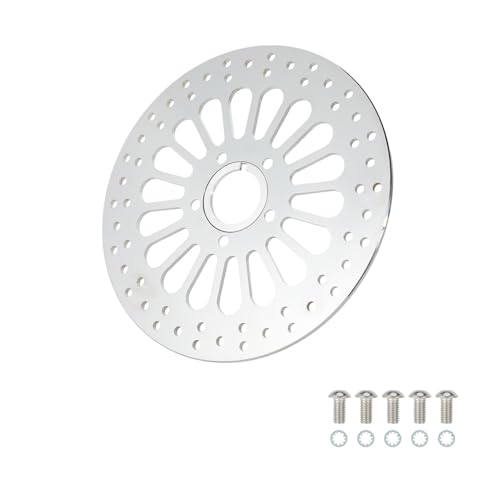 Disque de frein arrière haut de gamme fini chrome brillant pour Dyna