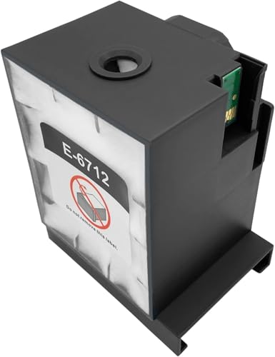 Image of CANOFF T6712 Maintenance FIst Ink Box with Chip for Workforce Pro Wf-r8590,Wf-r8590dwf,Wf-r8590dtwf,Wf-r8590dtwf,Wf-r8590d3tw (T6712 Maintenance Box with Chip)