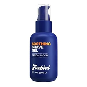 Shave Gel for Men – 60mL Ultra Smooth, Sensitive Skin Formula Ideal for Precision Shaving, Non-Foaming, Hydrating with Aloe Vera, Enhanced Glide, Travel Size, Compatible with All Razor Types