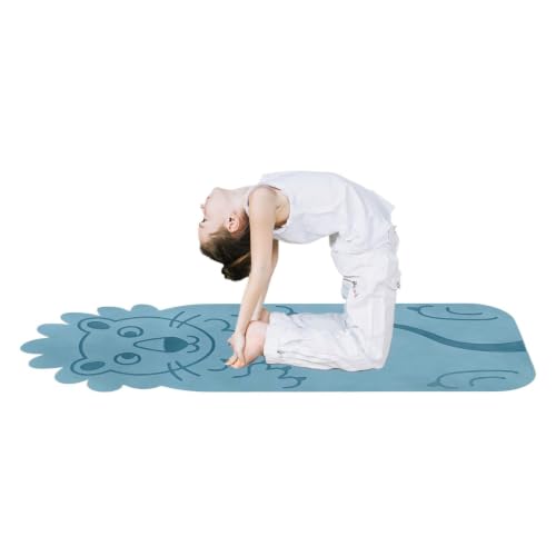 Esterilla Yoga Infantil | Almohadilla Pilates con Patrón Animal Cartoon | Alfombrilla de Yoga portátil | para casa, gimnasio, salón, dormitorio, apartamento, estudio, fitness, oficina