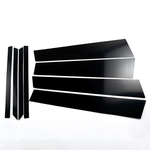 Adhesivos para pilar BC de BMW X6 E71 (2009-2014) en color negro brillante
