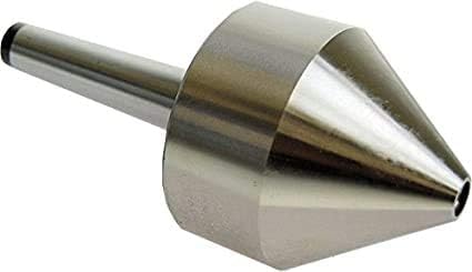 MT3 Torno giratorio Live Center Bull Nose Morse Taper 3 | Endurecido | Ideal para sostener tuberías, trabajos huecos, agujeros con núcleo (capacidad de 1/2" a 2-1/2")